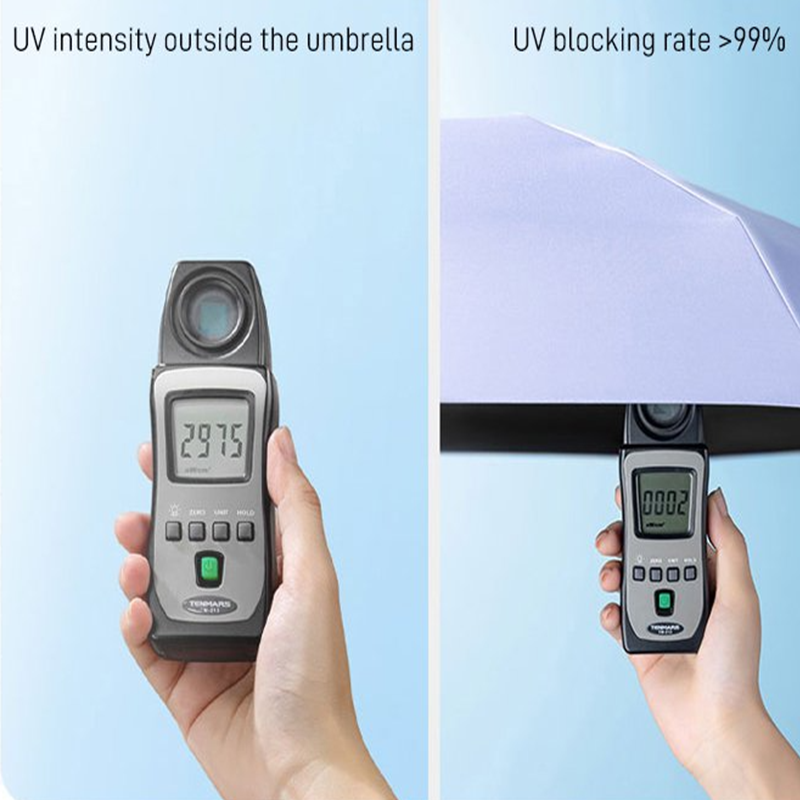 Mini ร่ม Sun ร่ม Mini กระเป๋าผู้หญิงร่ม Ultralight ร่ม Rain Rain หญิงป้องกัน UV ร่มพับแบบพกพา