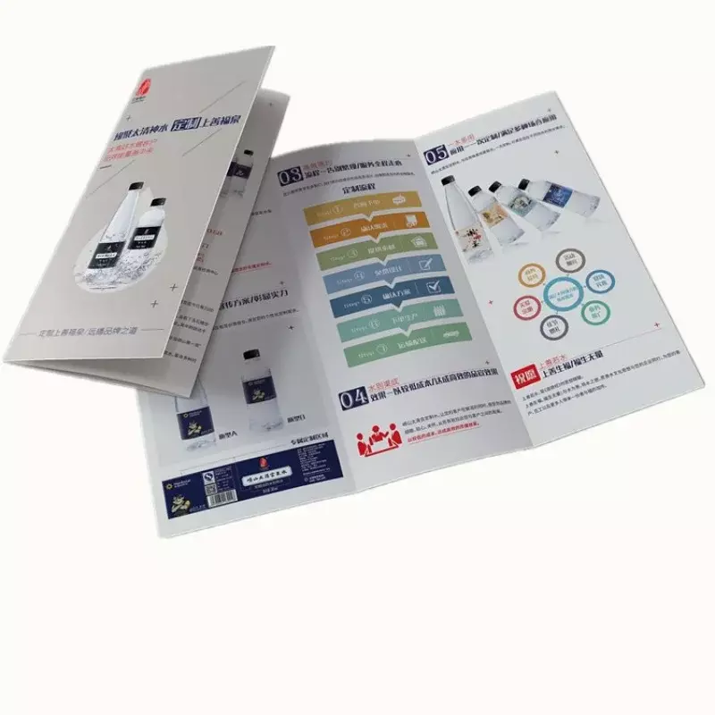 Producto personalizado, papel de negocios impreso personalizado, folletos de impresión, servicio a precio barato, A4, A3