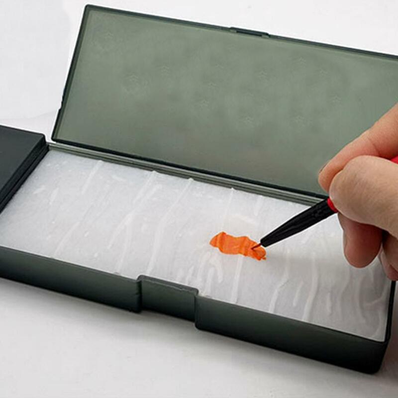 Palette Pigment Luftdichten Deckel Und 10 Acryl S Liefert Modell Färbung Nass Tablett für Acryl Modell Farbe