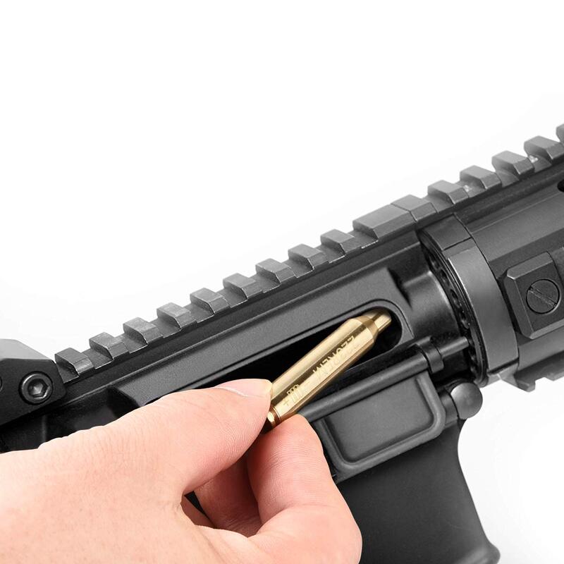 MidTen 보어사이트 223 레드 도트 레이저 보어사이트, 권총 소총 샷건 스코프 사냥용 전술, 6 배터리 포함, 5.56mm