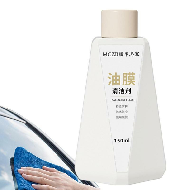Car Glass Oil Film Remover Auto Glass Oil Film Remover 150ml Water Stains Remover Car Glass Cleaner Liquid Quickly And Easily