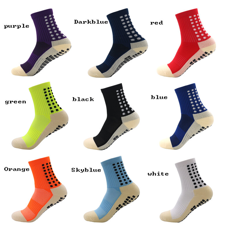 2023 спортивные носки нескользящие футбольные носки утолщенные Дышащие футбольные носки для мужчин и женщин уличные носки для бега велоспорта