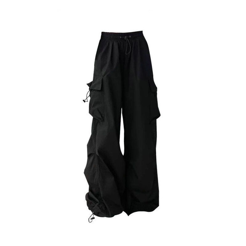 Брюки-карго мужские/женские с несколькими карманами, уличная одежда, повседневные Джоггеры в стиле Харадзюку, свободные штаны с широкими штанинами, весна-лето