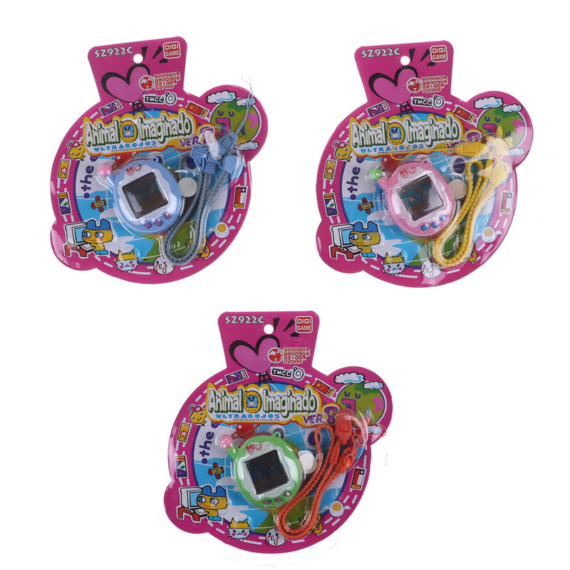 1PC Virtual Cyber Digital Pets Electronic Tamagochi Pets Retro Game giocattoli divertenti macchina da gioco portatile regalo per bambini