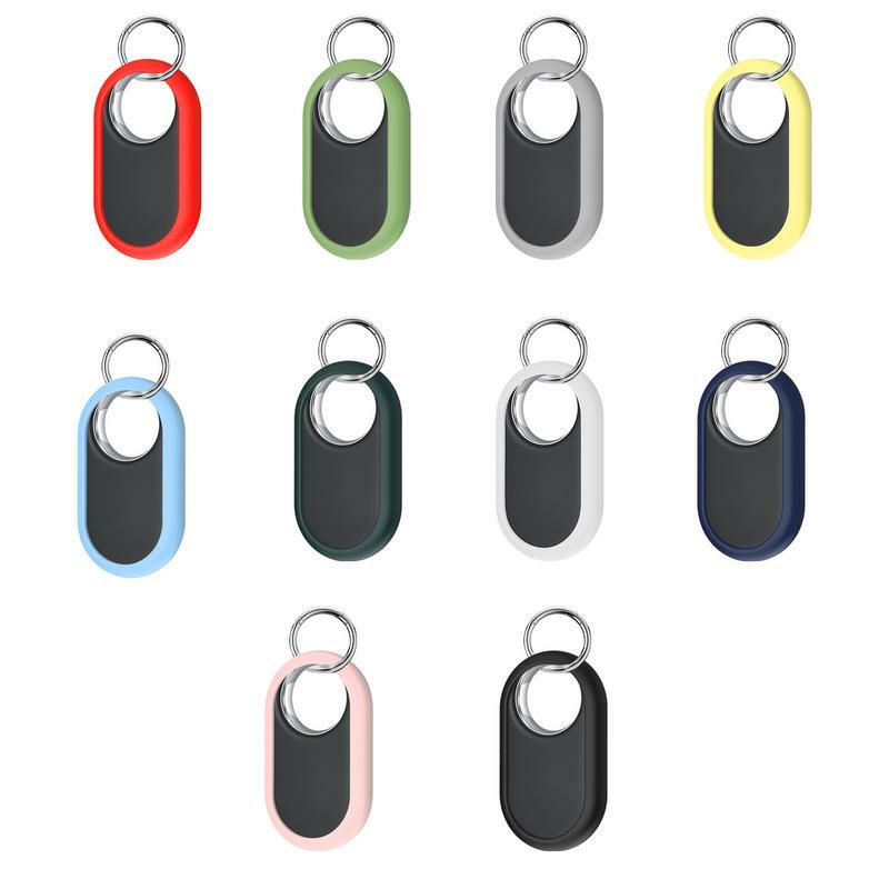 New Silicone For Samsung Galax y SmartTag 2 Locator Trackers Case Keychain Anti-lost Cover Sleeve Protective Case For SmartTag2
