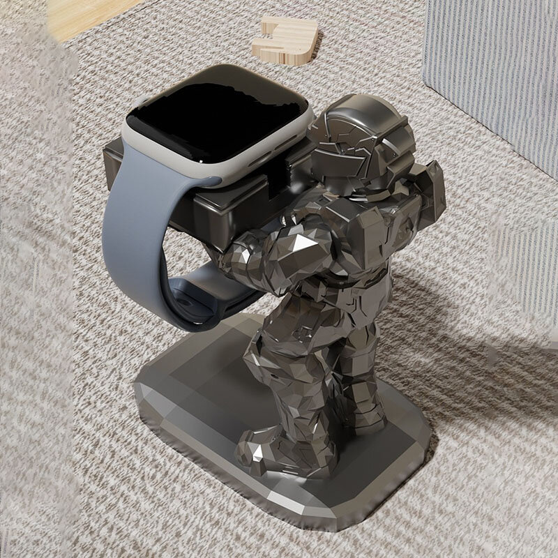 Kreative Apple Watch Ladest änder Halterung Stahl Samurai Uhren halter iwatch Serie Charge Base Organizer Zubehör Geschenk