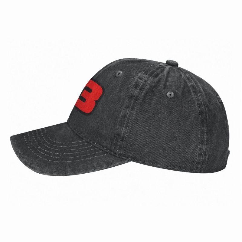 Topi bisbol katun untuk pria wanita, topi olahraga ayah bersirkulasi udara, topi mobil balap maks 33