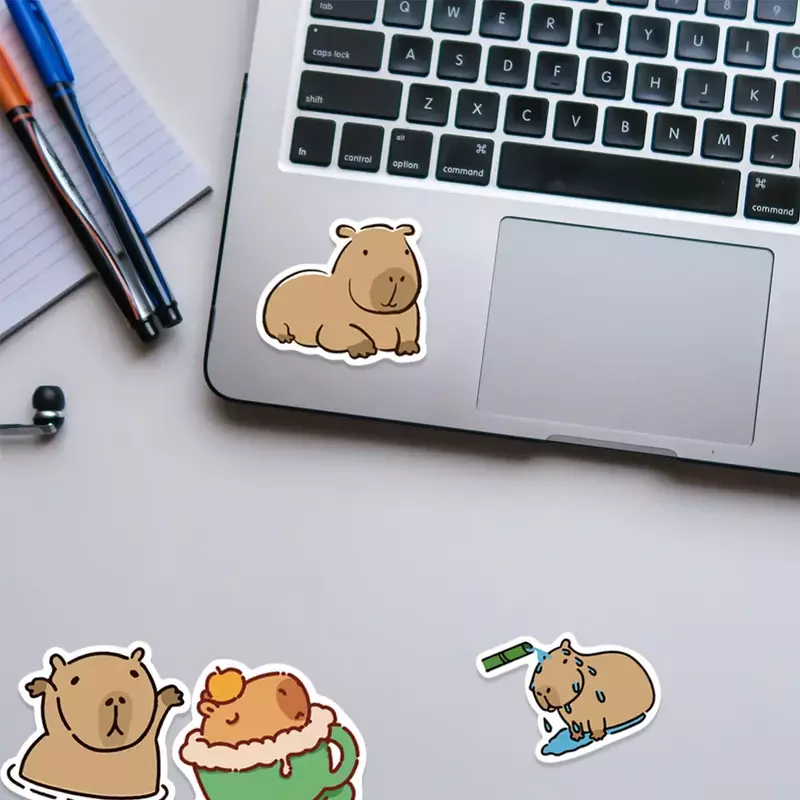 50 Stück kawaii Cartoon Capybara Graffiti Aufkleber Koffer Laptop Telefon Wasser Tasse Skateboard Kinderspiel zeug dekorative Aufkleber