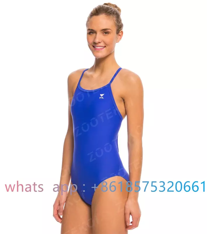 Jednoczęściowy strój kąpielowy kobiety stroje kąpielowe z nadrukiem bez pleców seksowne Bikini strój kąpielowy sportowe Push Up kostium kąpielowy treningowe Trajes De Bano Mujer