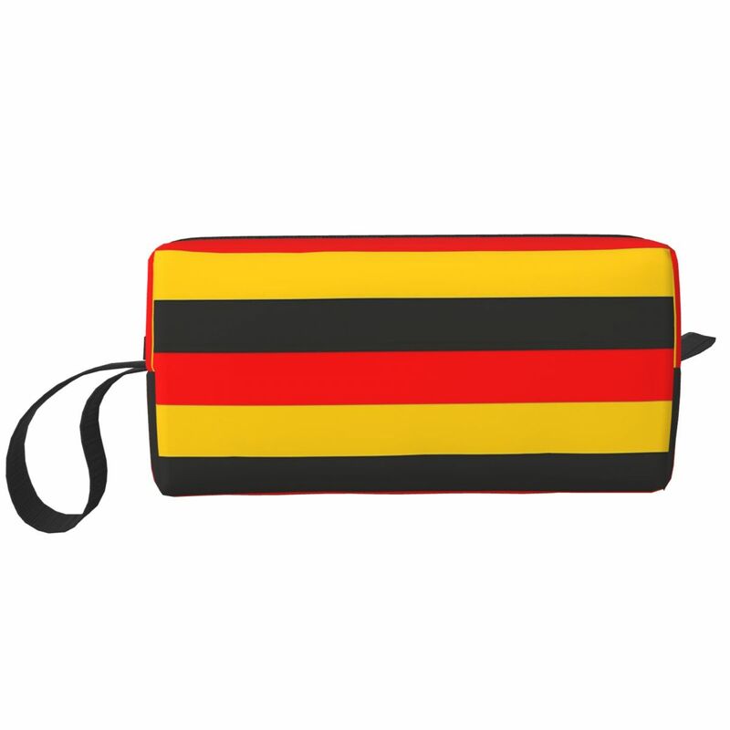 علم ألمانيا حقيبة ماكياج للنساء ، منظم مستحضرات التجميل ، التخزين ، مجموعة Dopp ، أدوات التجميل ، الجمال ، السفر ، حقيبة أقلام رصاص