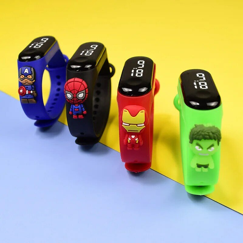 Disney Kinder Digitale Uhr kinder Uhr Sport Touch Elektronische LED Wasserdichte Kinder Uhr Geschenke