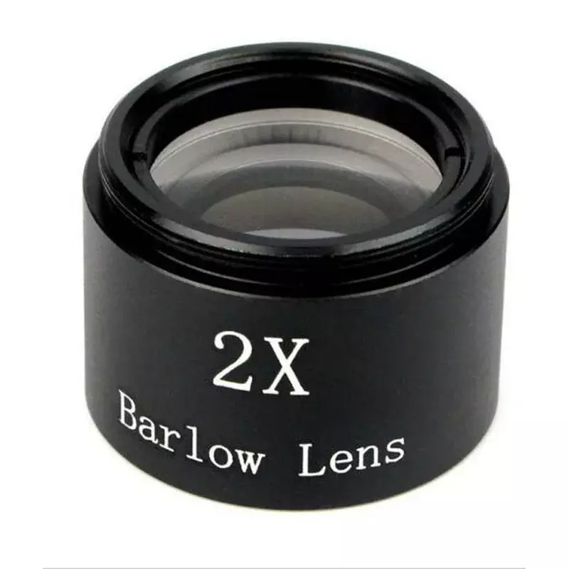 1 pz 1.25 pollici 31.7mm ingrandimento 2x lente Barlow per oculare telescopio oculare M28.6 * 0.6 o M30 * 1 filo