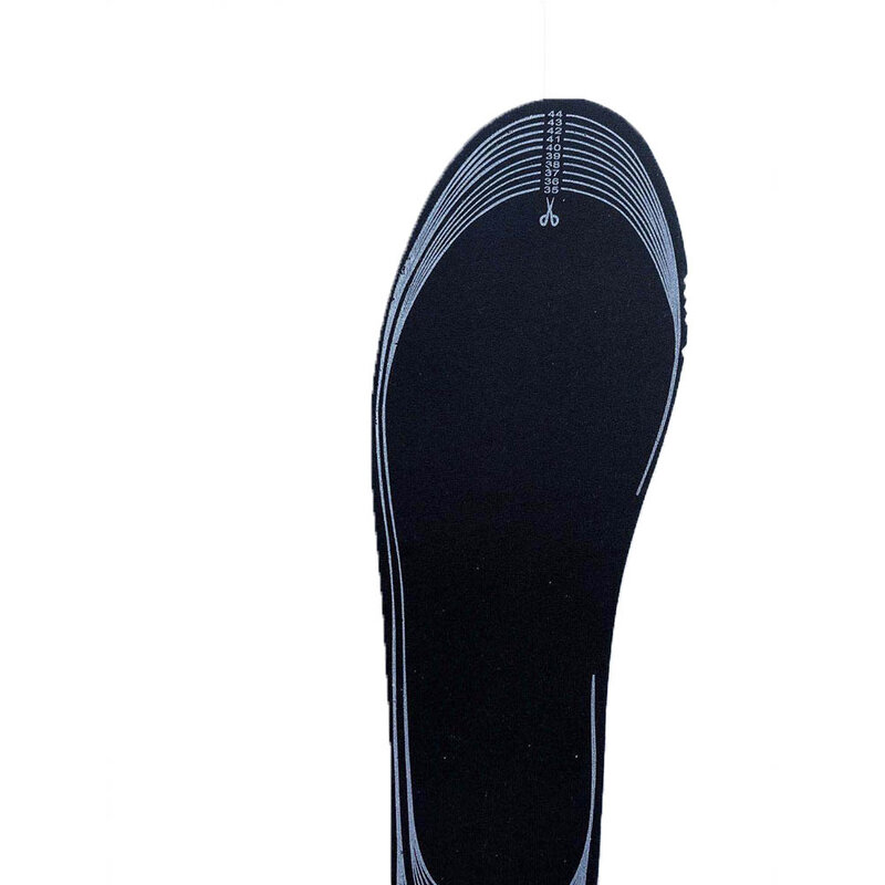 加熱された靴の中の加熱されたインソール,サーマルパッド付きの暖かくて洗浄可能な冬の靴