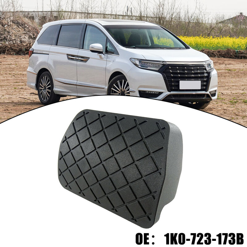 Practical Brake Pedal Pad Wear Resistant and Non Deformation Replacement Installation Compatible with Various Models