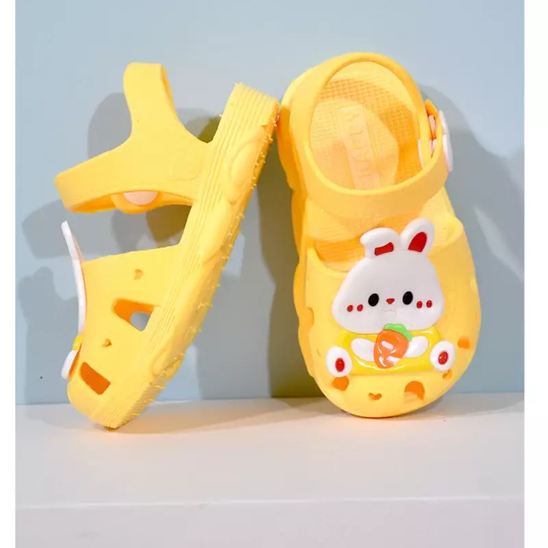 Sandálias de sola macia antiderrapante para bebê, sapatos de praia para menino e menina de 0 a 2 anos de idade