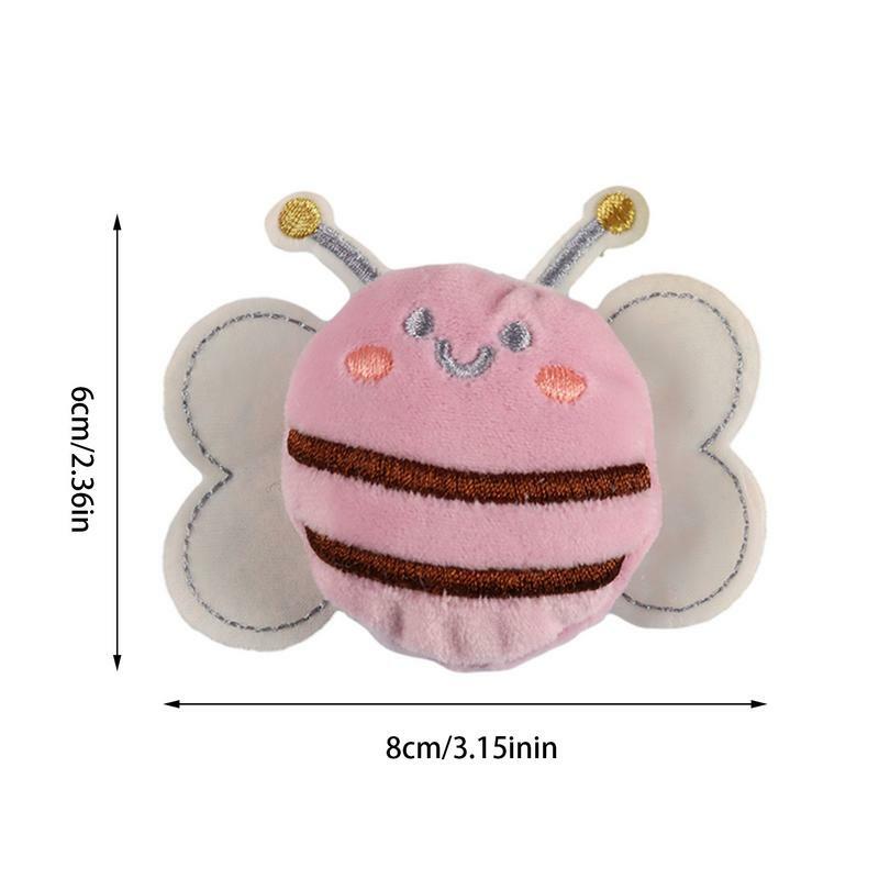 Plush Pin Corsage Cute Bee Brooches Decorative Bee Brooches Lapel Badges For Scarves Clothing Jackets Schoolbags