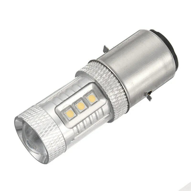 LED 슈퍼 밝은 램프 전구 BA20D H6 16LED 오토바이 오토바이 ATV 헤드 라이트 전조등, 전구 드롭쉬핑