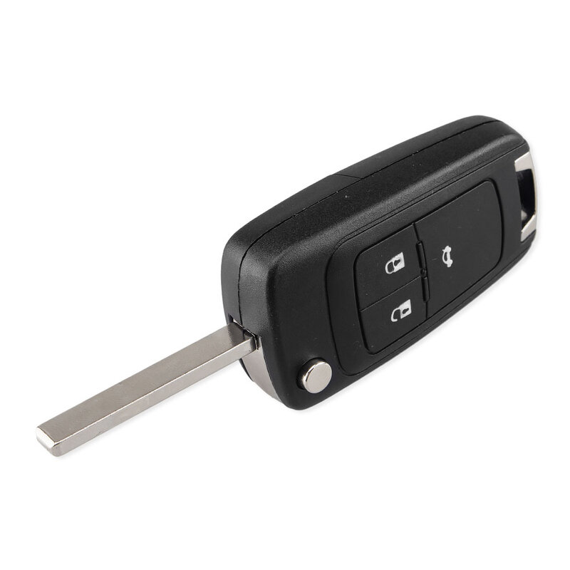 KEYYOU 2 3 4 5 Casing Kunci Remote Lipat Flip Tombol untuk Opel Vauxhall Corsa Astra Vectra Zafira Omega HU100 Pisau Tidak Terpotong