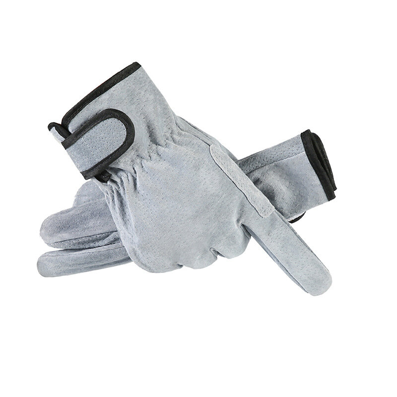 作業用手袋レザーワーカー作業溶接安全保護ガーデンスポーツバイクドライバー耐摩耗性手袋平均コード