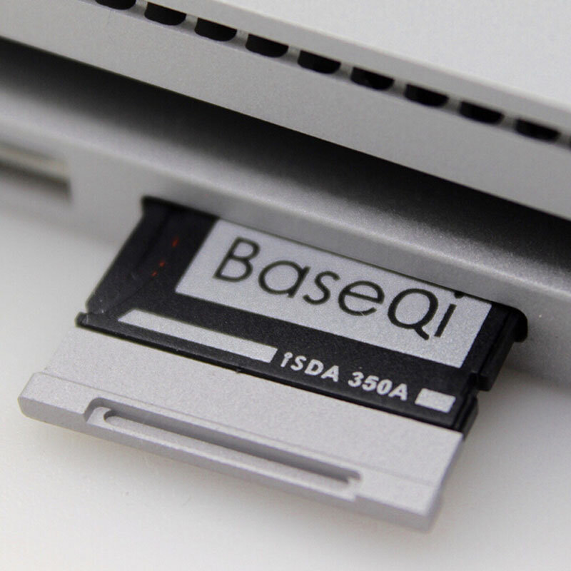 BaseQi untuk Microsoft Surface Book1/2/3 13.5 Inci Adaptor Sd Mikro Aluminium Sbook I/II/III 13 ''Pembaca Kartu Memori Miniddrive 350A