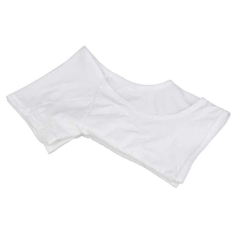 1 pz bianco t-shirt forma felpe imbottiture riutilizzabili lavabili ascellari ascelle