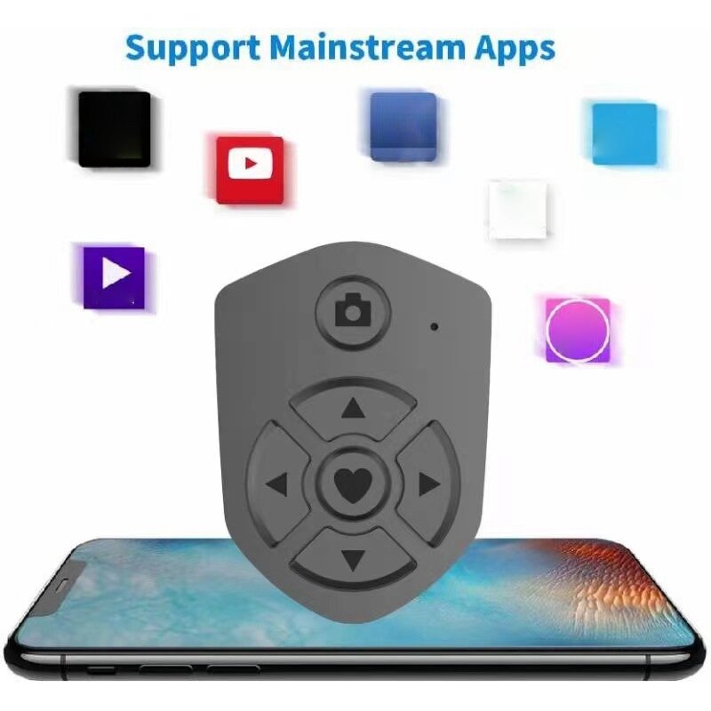 Camera Afstandsbediening, Bluetooth Camera Sluiter Afstandsbediening Voor Ios/Android Telefoons Draadloze Sluiter Afstandsbediening