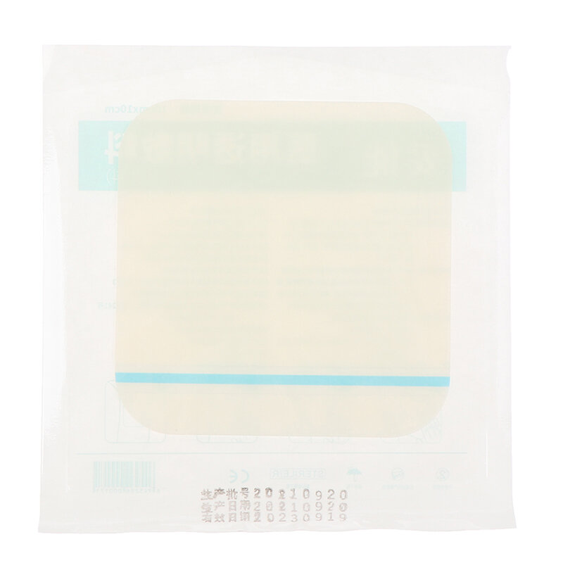 Molho adesivo hidrocolóide ultra fino respirável, cura almofada transparente, remendos impermeáveis, molho fino, 1pc