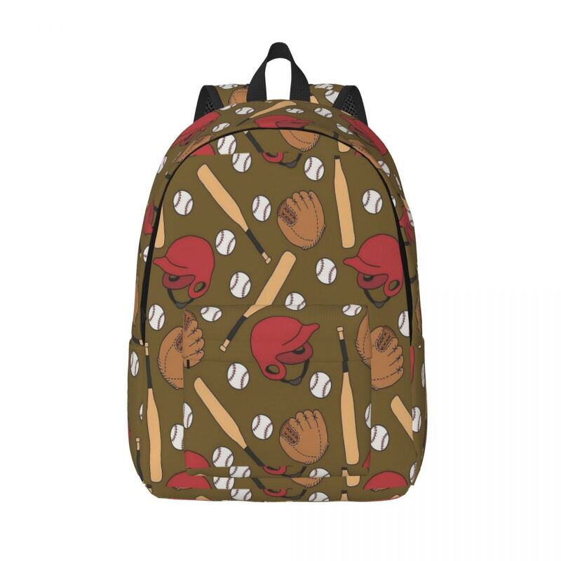 Baseball Equipments Backpack for Kindergarten Primary School Student Bookbag Boy Girl Kids Daypack Outdoor