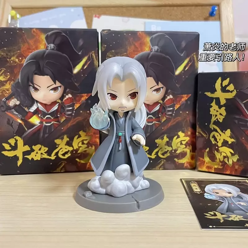 Fights Break Sphere Fight Technology Series Blind Box Action Figures Cute Xiao Yan Du Meisha Animated Peripheral Decoration Gift