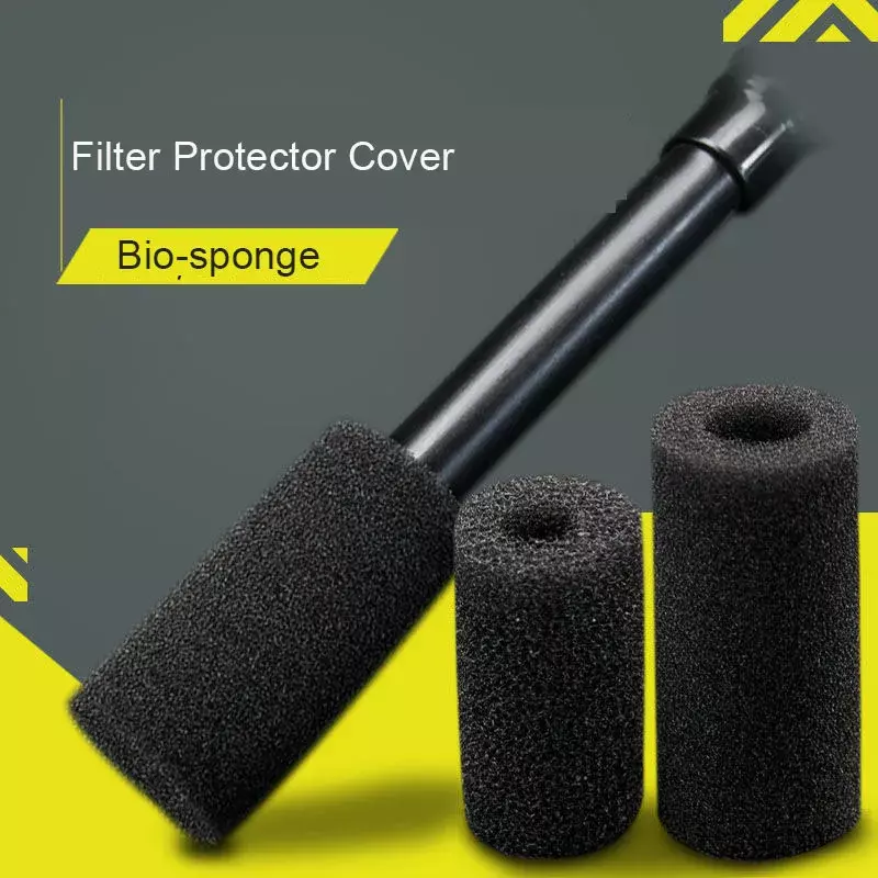Sponge Fish Tank Filter Protector Cover, Proteção de Entrada de Água, Algodão para Lagoa e Aquário, Acessórios, 5Pcs