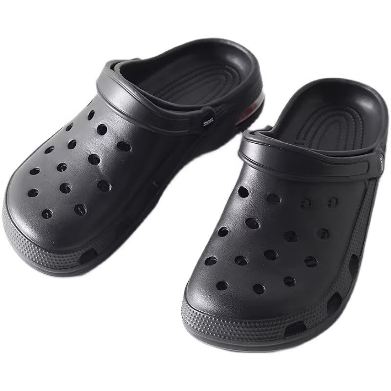 Fashion Men Holes Slippers New Men's Garden Clogs Slippers Outdoor Beach Slippers For Men Summer 2024 Unisex House Holes Shoes