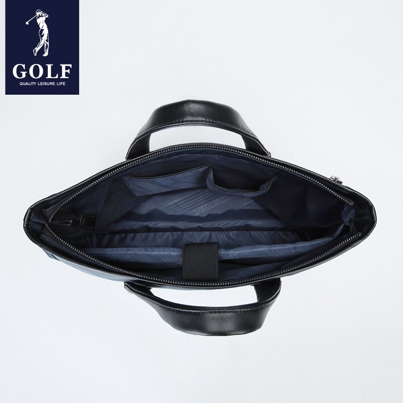 ゴルフメンズシングルクロスボディビジネスブリーフケース、大容量ショルダーバッグ、多機能ハンドバッグ、新しい2023