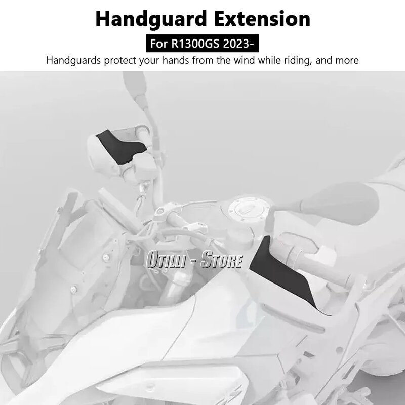 Motocicleta Windproof Mão Guarda Escudo, Handguard para BMW R1300GS R 1300 GS R1300GS R1300GS R1300GS R1300 GS 2023 2024, 3 cores, novo