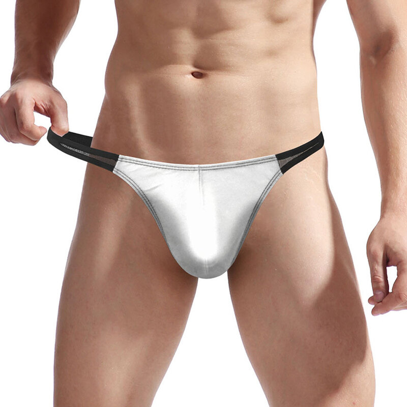 O-ring ชุดชั้นในจีสตริงเซ็กซี่สำหรับผู้ชายกางเกงในจีสตริงเซ็กซี่18โป๊
