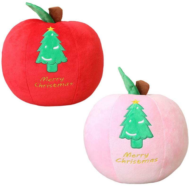 Bantal buah boneka multifungsi bantal empuk dapat dipeluk bantal kartun bantal mewah untuk anak-anak bantal buah mewah Natal