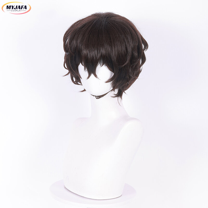 Высококачественный Женский парик для косплея аниме косплей короткие коричневые термостойкие синтетические волосы парики + шапочка для парика
