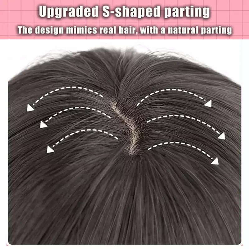 ALXNAN długa prosta syntetyczna peruka z grzywką peruki czarne włosy dla kobiet Cosplay naturalne włosy peruki imprezowe odporne na ciepło