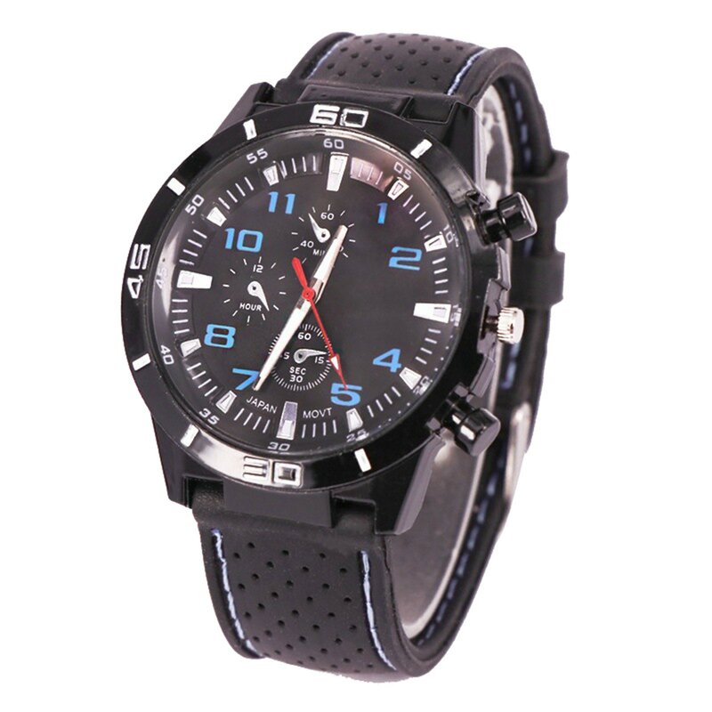 นาฬิกาควอตซ์ผู้ชายนาฬิกาทหารนาฬิกาสปอร์ตนาฬิกาสายรัดซิลิโคน Relógio นาฬิกาควอตซ์ธุรกิจใหม่สำหรับผู้ชาย