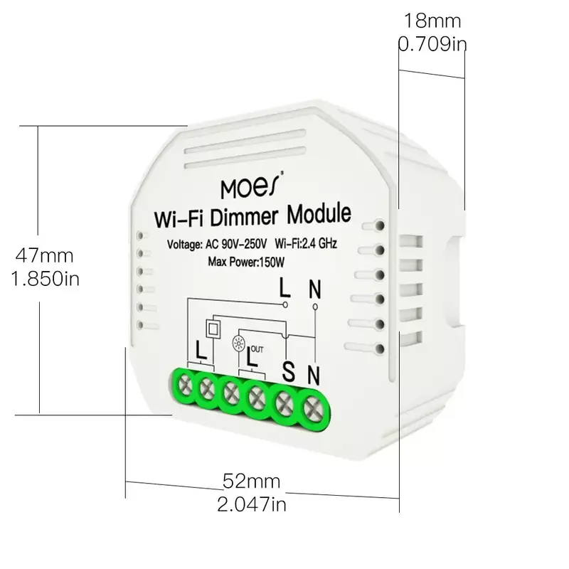 Умный светодиодный диммер с Wi-Fi и управлением через приложение