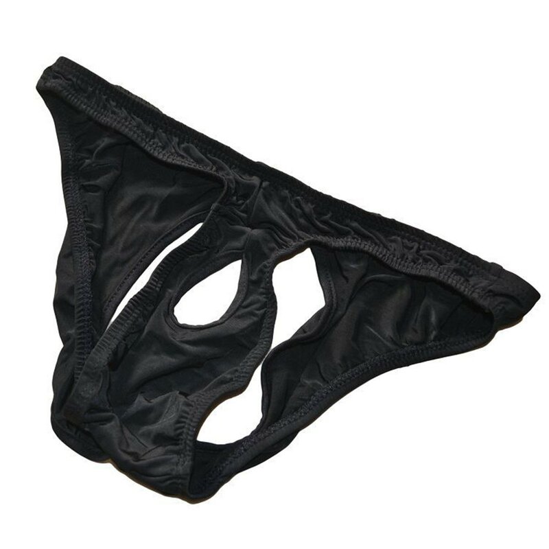 Baixa-cintura Bojo T-Back Underwear dos homens, Tanga Sexy, Cueca Preta, Bolsa, Jockstrap, Respirável, Masculino Briefslyfans
