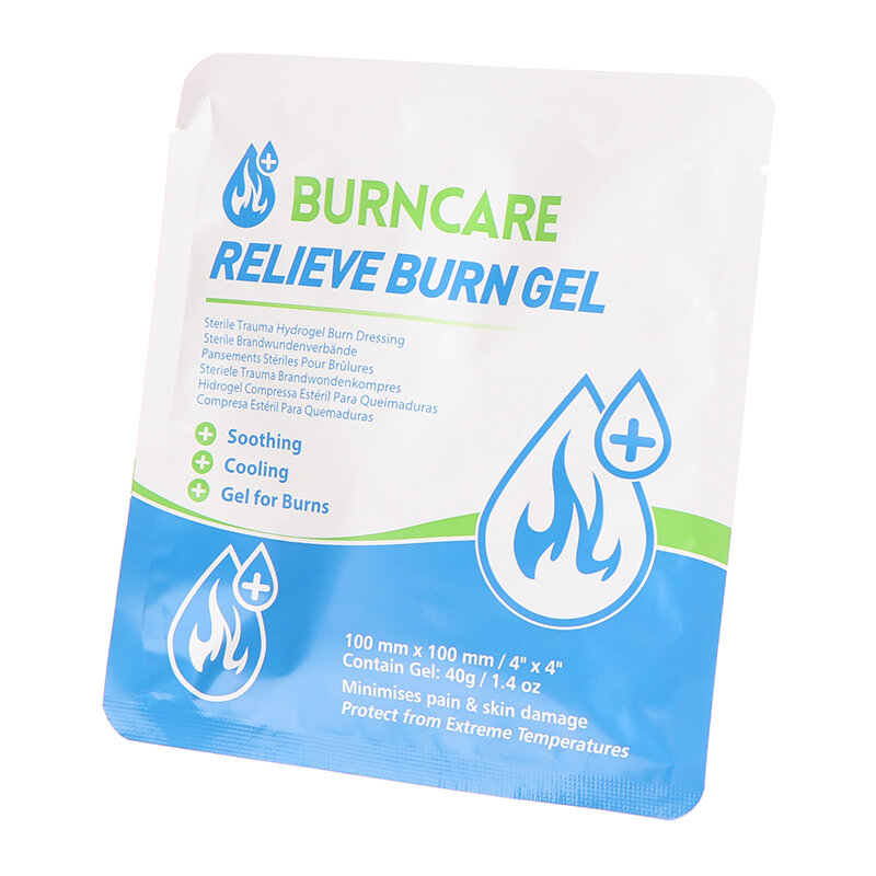 Bandage Patch para Burncare Wound Care Kit de primeiros socorros Aliviar a emergência Hidrogel médico Queimar gel Molho de gel