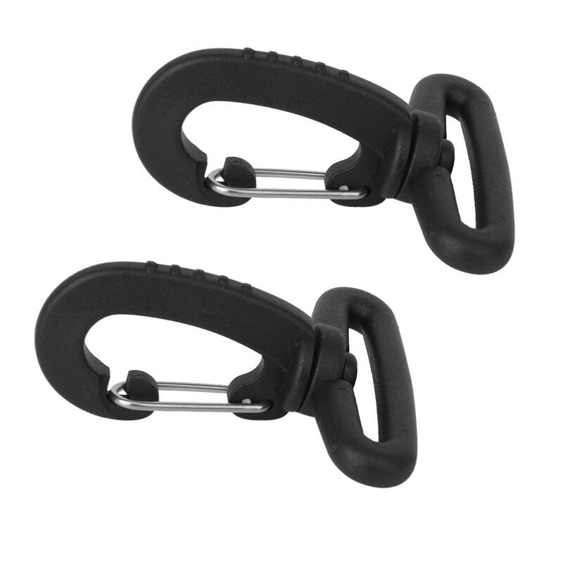 2 Pieces Plastic Rotary 38mm Straps Backpack Bag Hook Fastener Clip