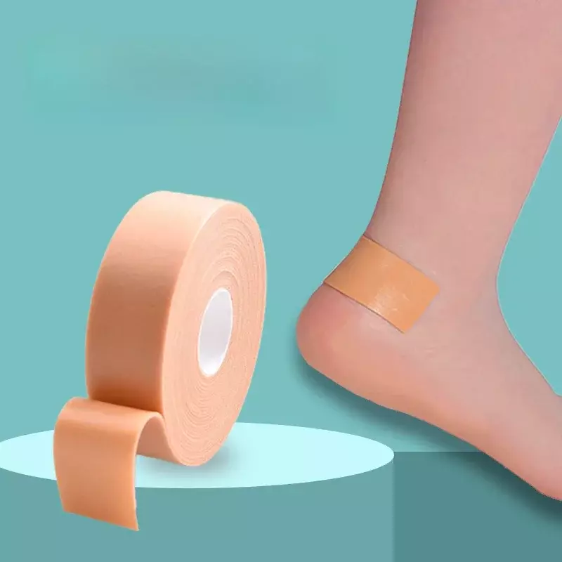 1 stücke multifunktion ale Bandage medizinische Gummi Gipsband selbst klebende elastische Wickel Anti-Verschleiß wasserdichte Ferse Aufkleber Fuß polster