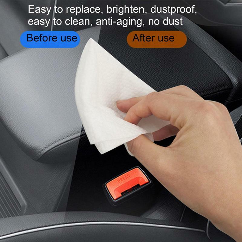 Toalhetes de limpeza interior do carro, Toalhetes Auto Dashboard, Toalhetes de assento molhado, Limpo, 15 Pcs, 80Pcs