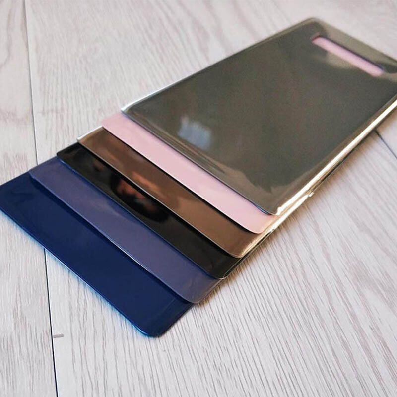 La mejor cubierta trasera para Samsung Galaxy Note 8, carcasa de batería, puerta trasera, Panel 3D, carcasa de batería para note 8, carcasa de repuesto