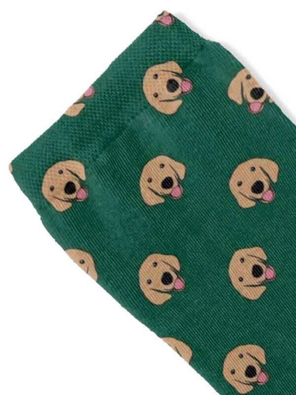 Lächelnde Golden Retrievers Muster Socken bewegenden Strümpfe Boden süße Socken weibliche Männer