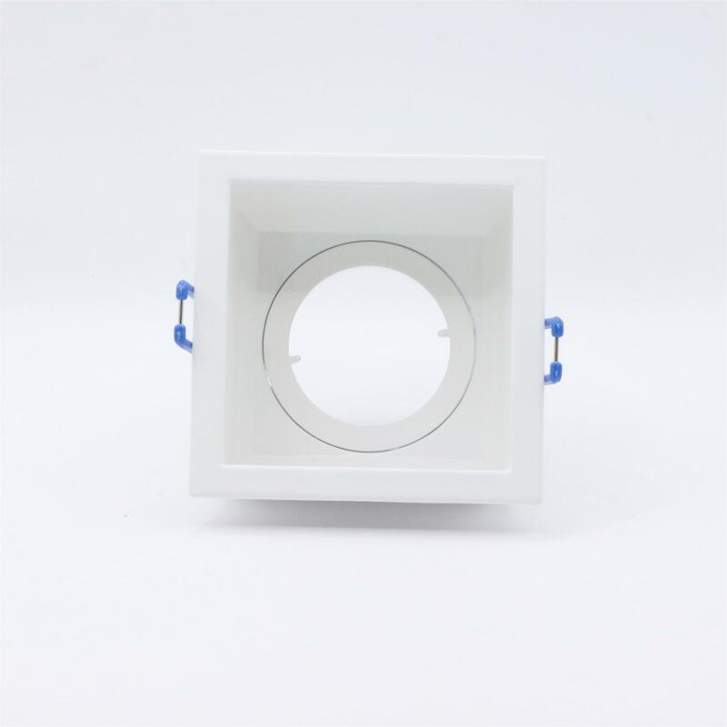 Moderna lega di zinco LED bulbo oculare involucro Downlight plafoniera soffitto faretto telaio guscio bianco testa quadrata