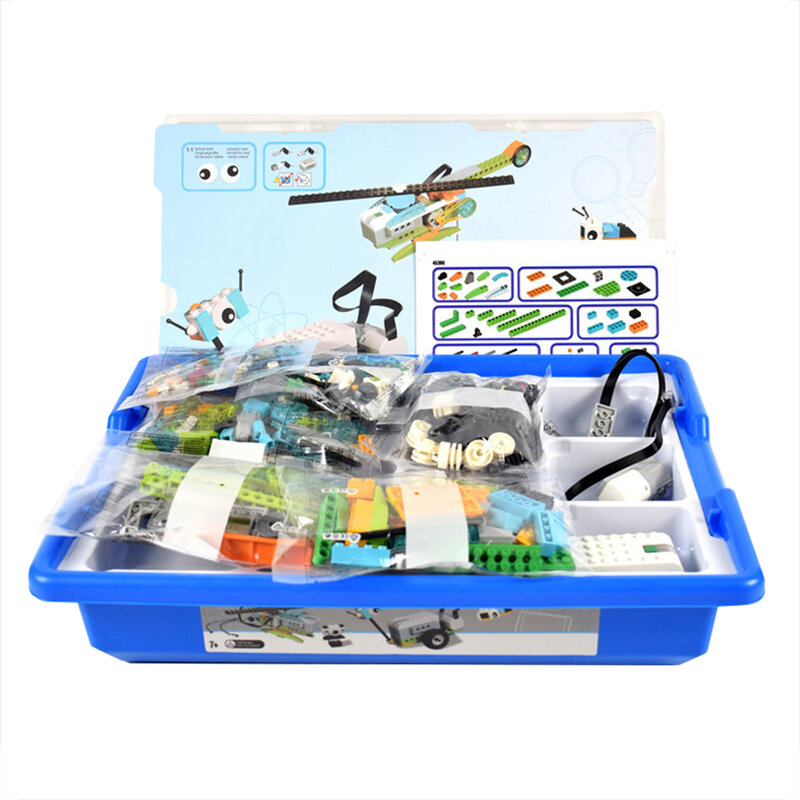Aquararyta-ビルディングブロック,レンガ,テクニカルギアコネクタ,276個互換,45300 wedo 2.0,子供のプログラミング玩具