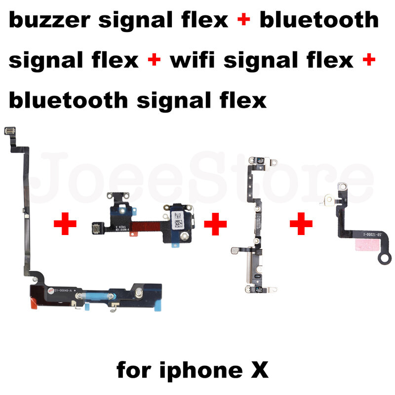 Bluetooth Wifi Signaal Antenne Flex Voor Iphone X Xs Xr Max Cellulaire Opladen Zoemer Gps Wifi Ontvanger Signaal Ribbon Flex kabel