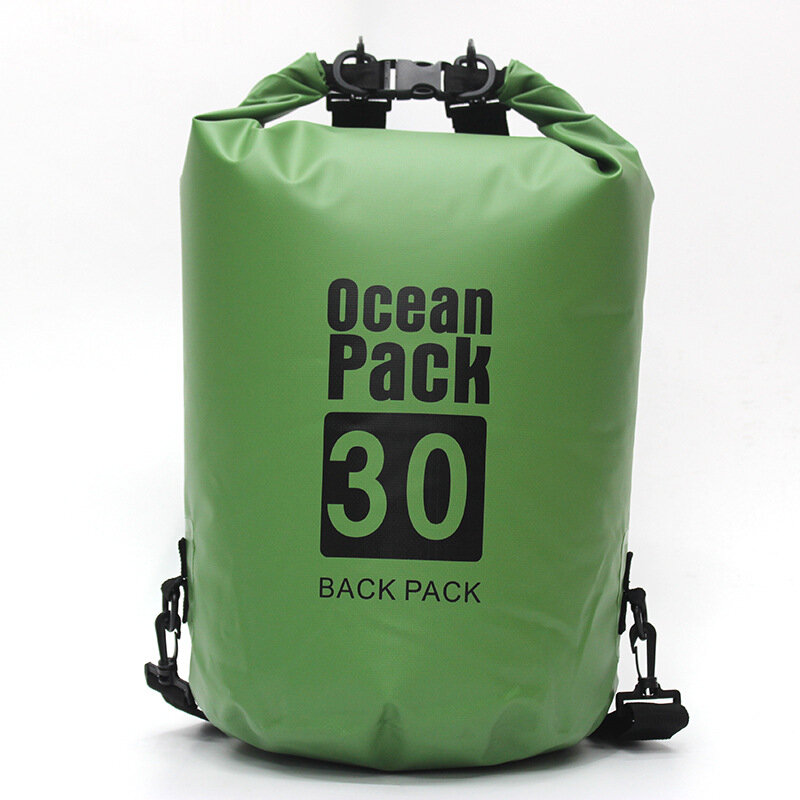 PVC Waterproof Dry Bags Outdoor Diving Foldable Storage Men Women Beach Swimming Bag Rafting River Ocean Backpack 5L 10L 20L 30L